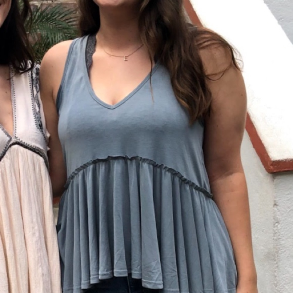 Urban Outfitters Light Blueish Gray Top